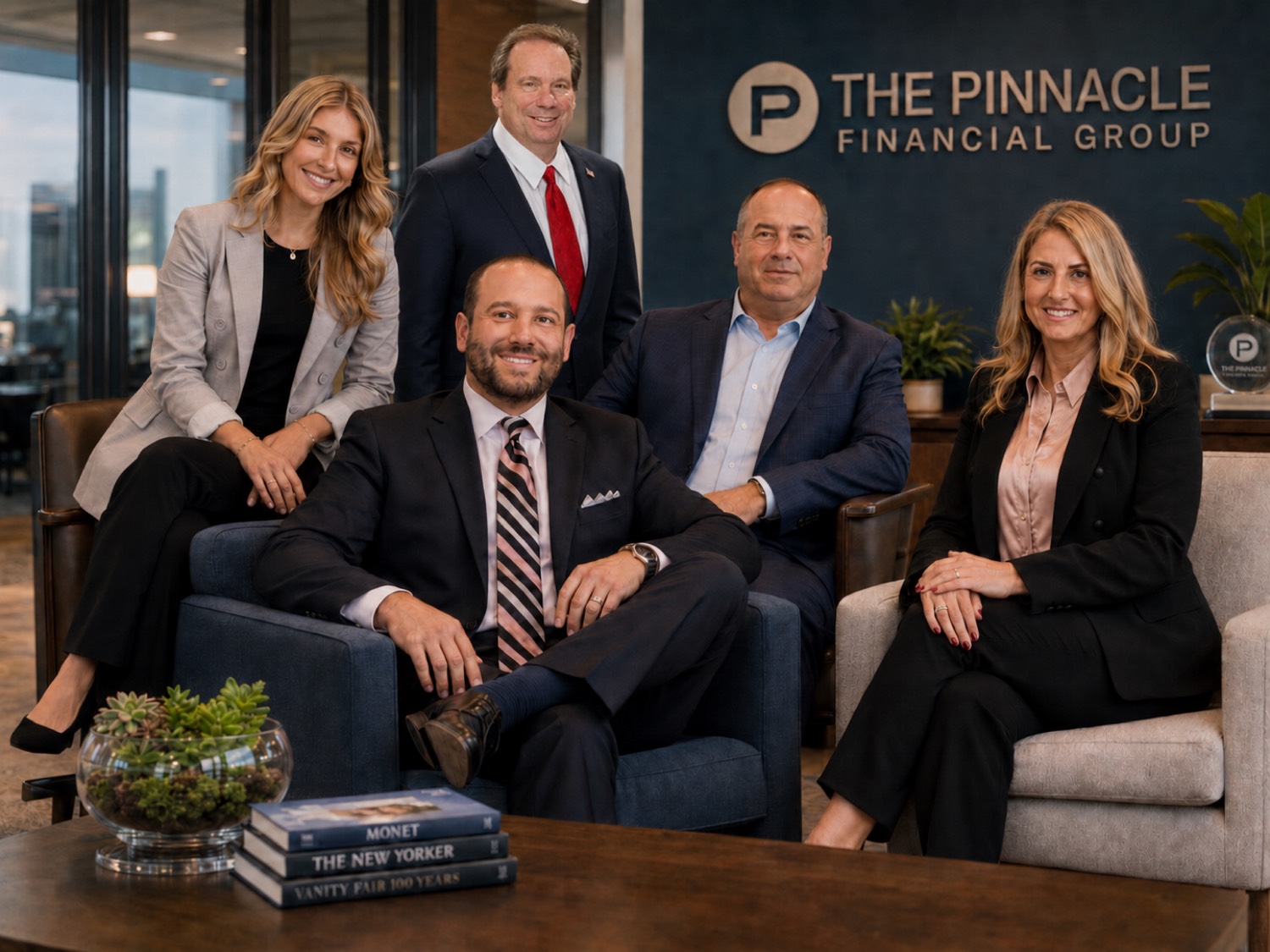 The Fisher Wealth Management Group and Pinnacle Financial Group team